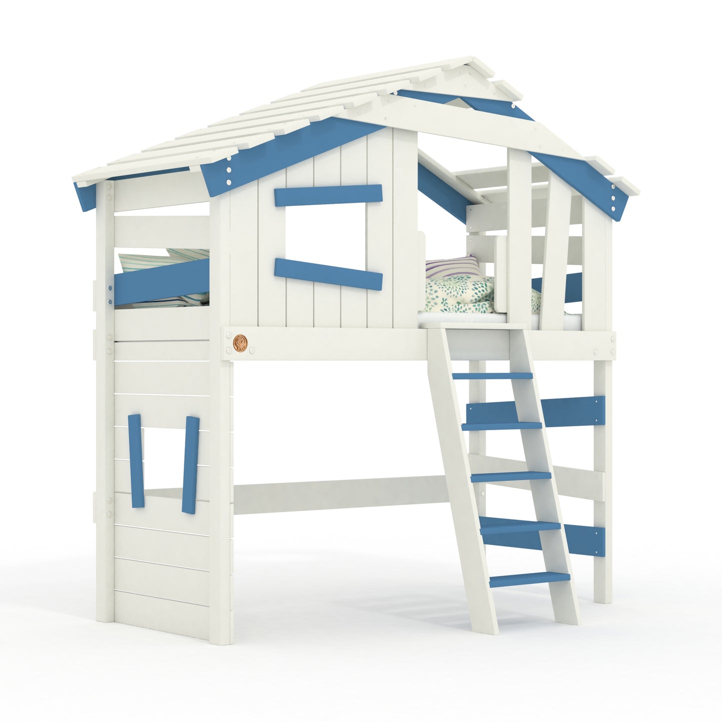 Bunk bed "ALPIN CHALET" in blue