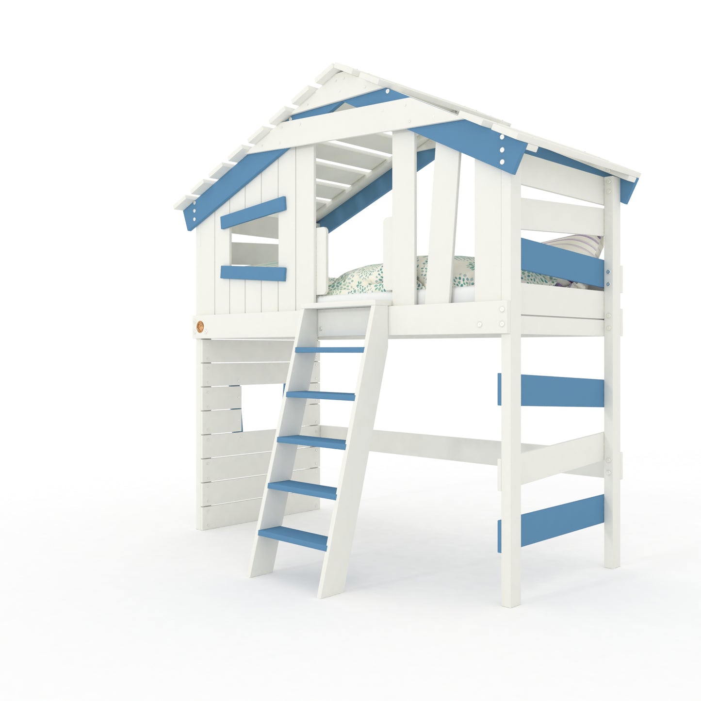 Bunk bed "ALPIN CHALET" in blue