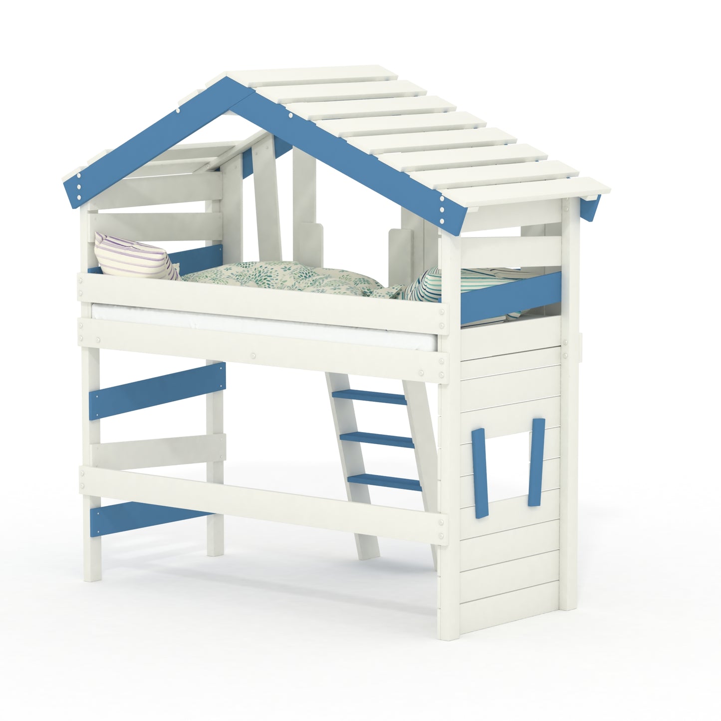 Bunk bed "ALPIN CHALET" in blue